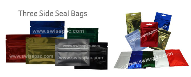 three side seal bags