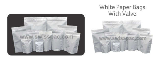 white paper bags