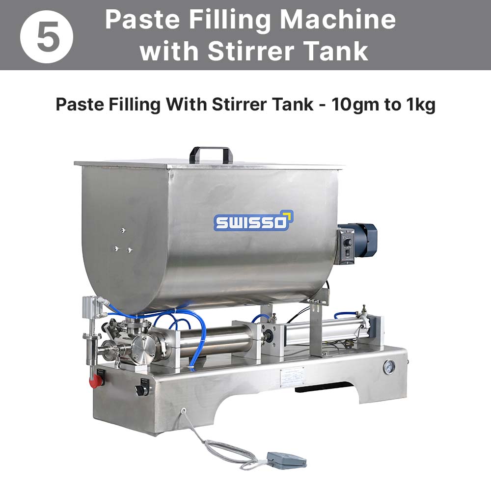 Paste Filling Machine with Stirrer Tank