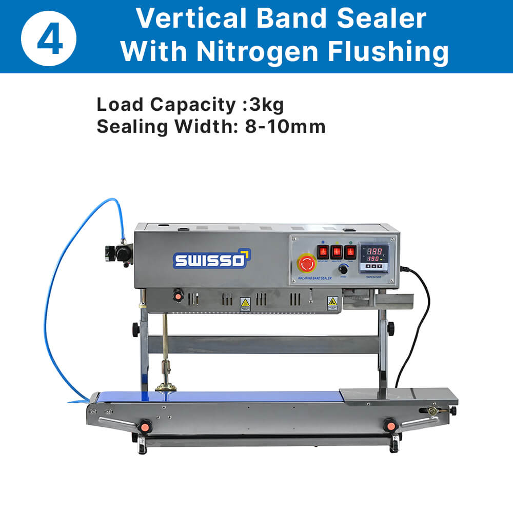 Vertical Band Sealer With Nitrogen Flushing